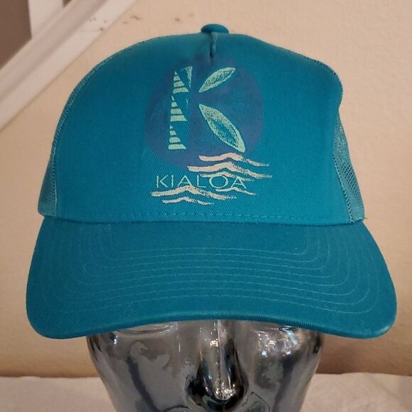 Kialoa Teal Mesh Outrigger Hat New - Picture 1 of 6